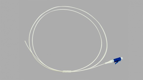 ოპტიკური პიგტეილი - LC/UPC-G657A1 0.9mm 1m PVC