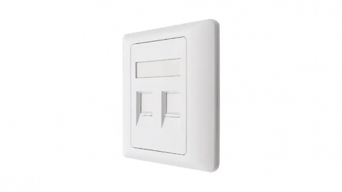 Thumbnail of LAN როზეტის პანელი  - 2 პორტიანი