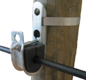 ADSS ტიპის ოპტიკურ-ბოჭკოვანი კაბელის დამჭერი სამაგრი 6-10მმ