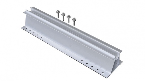 მზის პანელის სამაგრი ალუმინის მინი რელსი 65x100x380