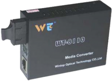 მედიაკონვერტორი 100მბ 1550/1310ნმ 20კმ SC, Wintop 