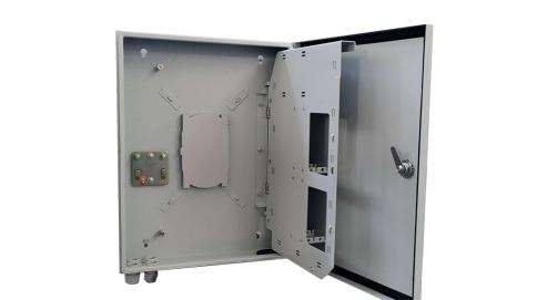 Thumbnail of ოპტიკური სპლიტერის ლითონის ყუთი, კედლის შიდა გამოყენების