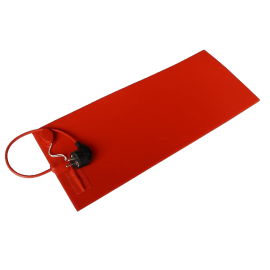 სილიკონის გამათბობელი ლითიუმის აკუმულატორისთვის - თერმოსტატით, 230ვ, 100ვტ, 7-25°C, 522*218მმ