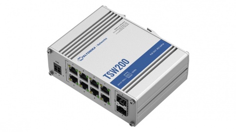 PoE+ Switch 8 10/100/1000, 2 SFP ports
